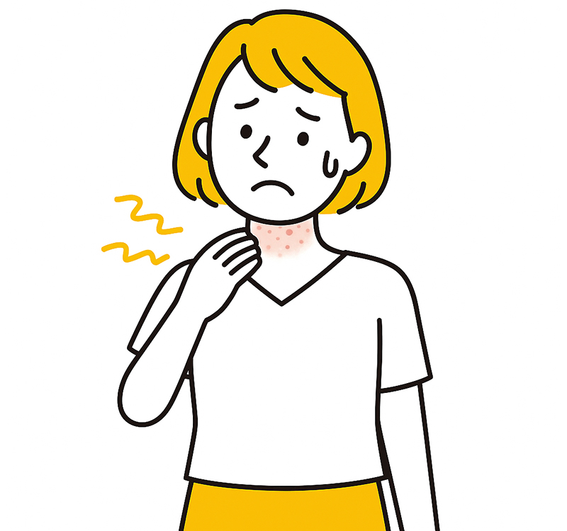 かゆみが続いている