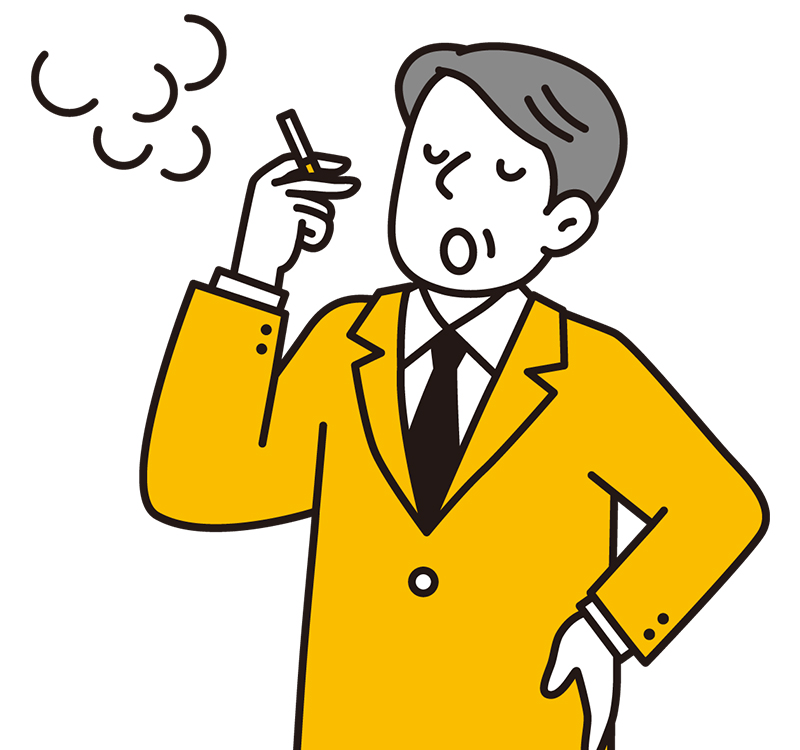 たばこを長年吸っていて健康が心配